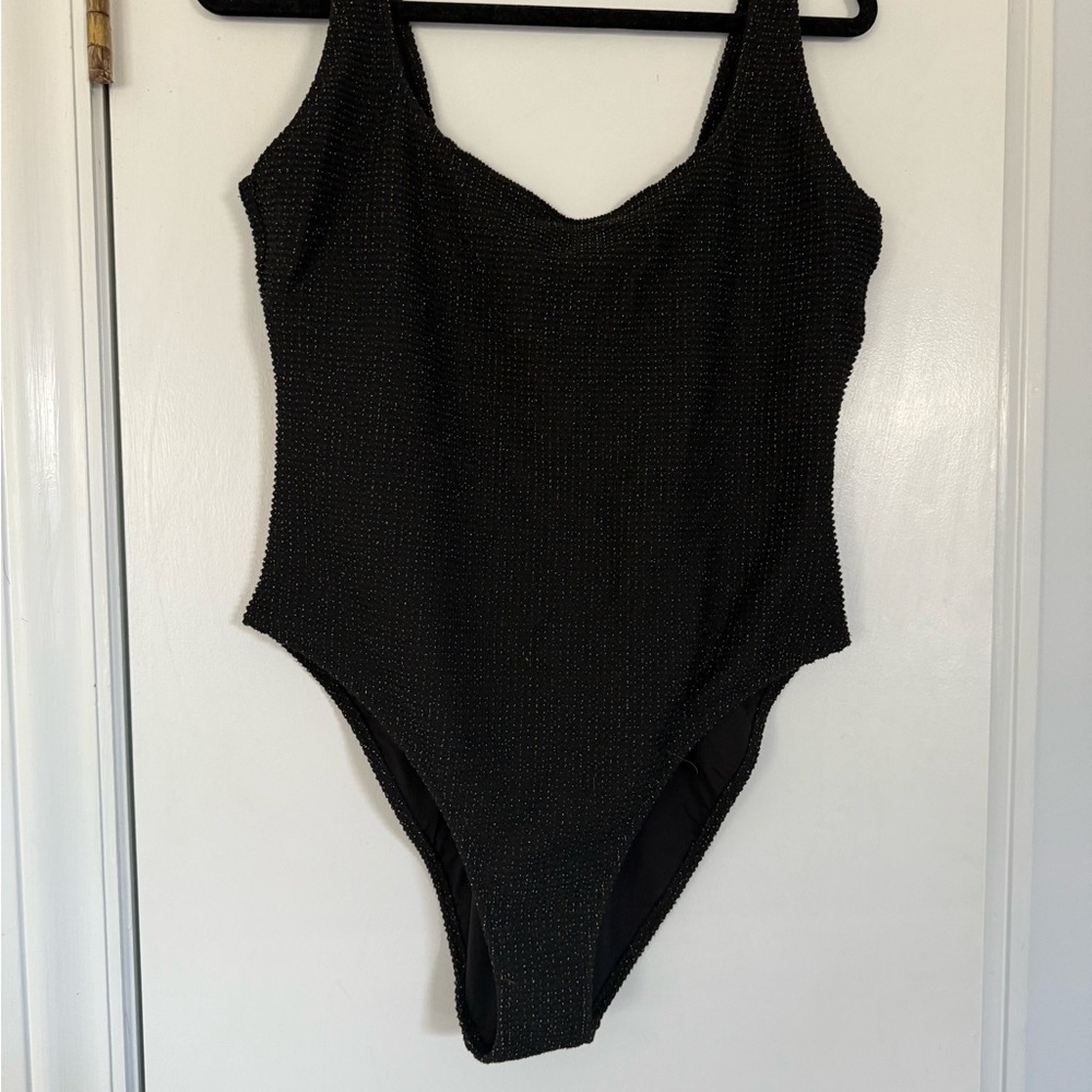 Aerie Swim- one piece Black swimsuit